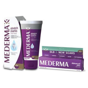 MEDERMA Stretch Mark Removal Therapy 50g & Advance Plus Scar Removal Gel 10g  (60 g)